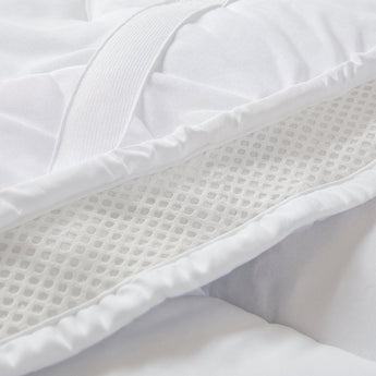 leeptime 3D Air Dual Layer Hotel Mattress Topper – Luxe Micropercal Oplegmatras 5 - 6 cm - Dromen & Wonen