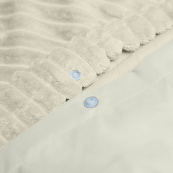 Rib Teddy Beige - Dromen & Wonen