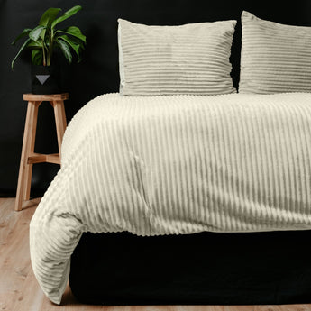 Rib Teddy Beige - Dromen & Wonen