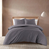 Sleeptime Basic Antraciet Dekbedovertrek - Dromen & Wonen