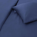 Sleeptime Basic Navy Blauw Dekbedovertrek - Dromen & Wonen