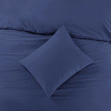 Sleeptime Basic Navy Blauw Dekbedovertrek - Dromen & Wonen