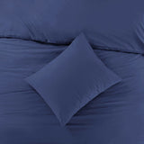 Sleeptime Basic Navy Blauw Dekbedovertrek - Dromen & Wonen