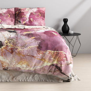 Sleeptime Breccia Roze Dekbedovertrek - Dromen & Wonen