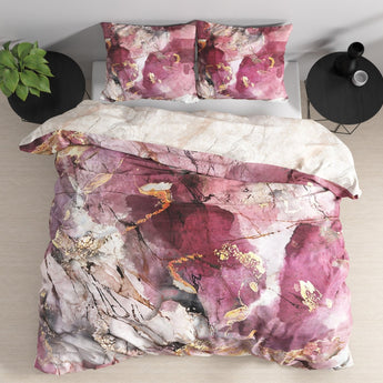 Sleeptime Breccia Roze Dekbedovertrek - Dromen & Wonen