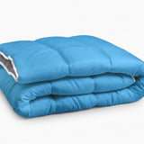 Sleeptime Dekbed en Overtrek in 1 - Antraciet/Blauw - Dromen & Wonen