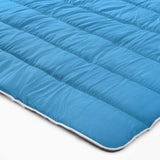 Sleeptime Dekbed en Overtrek in 1 - Antraciet/Blauw - Dromen & Wonen