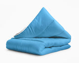 Sleeptime Dekbed en Overtrek in 1 - Antraciet/Blauw - Dromen & Wonen