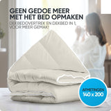 Sleeptime Dekbed en Overtrek in 1 - Creme - Dromen & Wonen