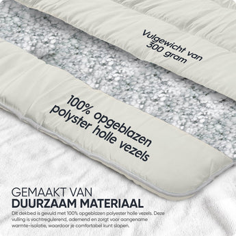 Sleeptime Dekbed en Overtrek in 1 - Creme - Dromen & Wonen