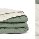 Sleeptime Dekbed en Overtrek in 1 - Creme/Groen - Dromen & Wonen