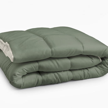 Sleeptime Dekbed en Overtrek in 1 - Creme/Groen - Dromen & Wonen