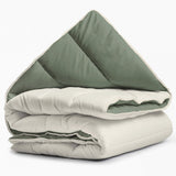Sleeptime Dekbed en Overtrek in 1 - Creme/Groen - Dromen & Wonen