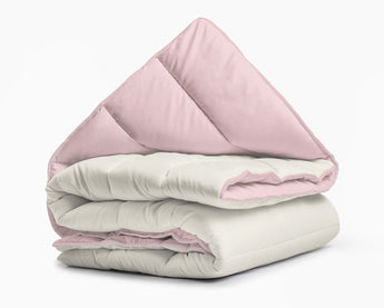 Sleeptime Dekbed en Overtrek in 1 - Creme/Roze - Dromen & Wonen