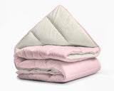 Sleeptime Dekbed en Overtrek in 1 - Creme/Roze - Dromen & Wonen
