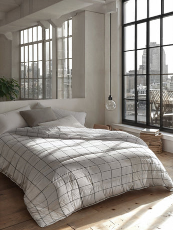 Sleeptime Dekbed en Overtrek in 1 - Deep Check - Dromen & Wonen