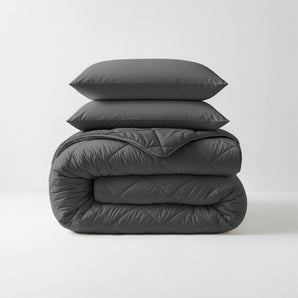 Sleeptime Dekbed en Overtrek in 1 - Diamond - Antraciet - Dromen & Wonen