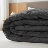 Sleeptime Dekbed en Overtrek in 1 - Diamond - Antraciet - Dromen & Wonen