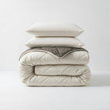 Sleeptime Dekbed en Overtrek in 1 - Diamond - Creme/Kaki - Dromen & Wonen