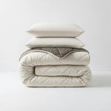 Sleeptime Dekbed en Overtrek in 1 - Diamond - Creme/Kaki - Dromen & Wonen