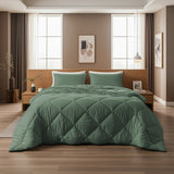 Sleeptime Dekbed en Overtrek in 1 - Diamond - Groen - Dromen & Wonen
