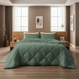 Sleeptime Dekbed en Overtrek in 1 - Diamond - Groen - Dromen & Wonen