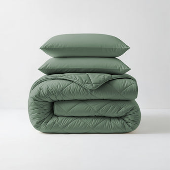 Sleeptime Dekbed en Overtrek in 1 - Diamond - Groen - Dromen & Wonen