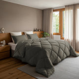Sleeptime Dekbed en Overtrek in 1 - Diamond - Kaki - Dromen & Wonen