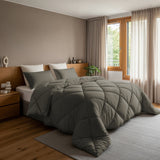 Sleeptime Dekbed en Overtrek in 1 - Diamond - Kaki - Dromen & Wonen