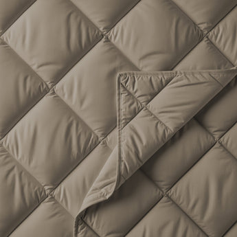 Sleeptime Dekbed en Overtrek in 1 - Diamond - Taupe - Dromen & Wonen