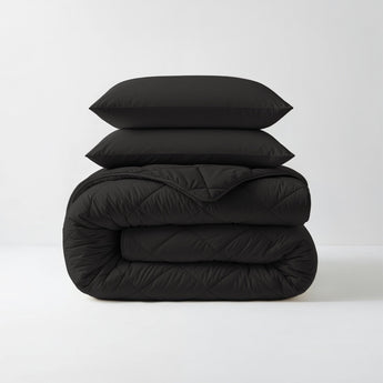 Sleeptime Dekbed en Overtrek in 1 - Diamond - Zwart - Dromen & Wonen