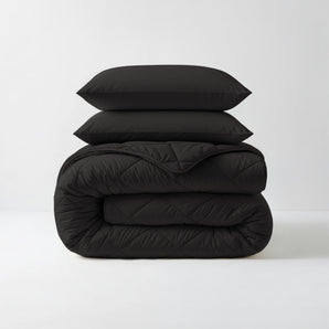 Sleeptime Dekbed en Overtrek in 1 - Diamond - Zwart - Dromen & Wonen