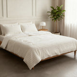 Sleeptime Dekbed en Overtrek in 1 - Flanel Rib - Beige - Dromen & Wonen