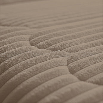 Sleeptime Dekbed en Overtrek in 1 - Flanel Rib - Taupe - Dromen & Wonen