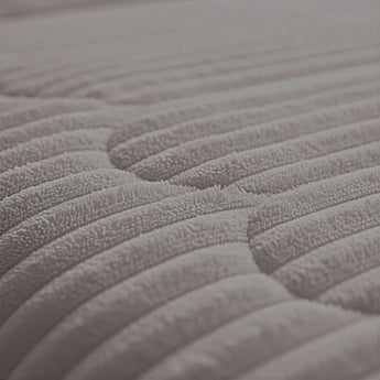 Sleeptime Dekbed en Overtrek in 1 - Flanel Rib - Taupe/Grijs - Dromen & Wonen
