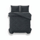 Sleeptime Dekbed en Overtrek in 1 - Fluffy Teddy - Antraciet - Dromen & Wonen