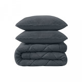 Sleeptime Dekbed en Overtrek in 1 - Fluffy Teddy - Antraciet - Dromen & Wonen