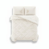 Sleeptime Dekbed en Overtrek in 1 - Fluffy Teddy - Beige - Dromen & Wonen