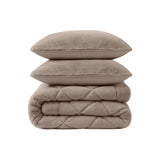 Sleeptime Dekbed en Overtrek in 1 - Fluffy Teddy - Taupe - Dromen & Wonen