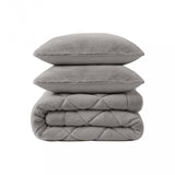 Sleeptime Dekbed en Overtrek in 1 - Fluffy Teddy - Taupe/Grijs - Dromen & Wonen