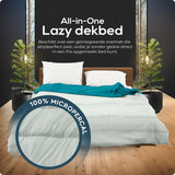 Sleeptime Dekbed en Overtrek in 1 - Grijs/Blauw - Dromen & Wonen