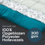 Sleeptime Dekbed en Overtrek in 1 - Grijs/Blauw - Dromen & Wonen
