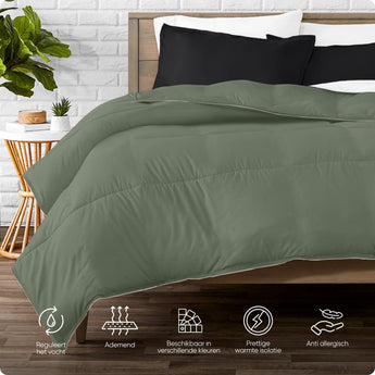 Sleeptime Dekbed en Overtrek in 1 - Groen - Dromen & Wonen