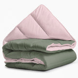Sleeptime Dekbed en Overtrek in 1 - Groen/Roze - Dromen & Wonen