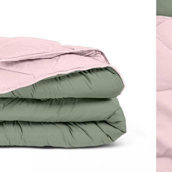 Sleeptime Dekbed en Overtrek in 1 - Groen/Roze - Dromen & Wonen