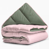 Sleeptime Dekbed en Overtrek in 1 - Groen/Roze - Dromen & Wonen
