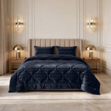 Sleeptime Dekbed en Overtrek in 1 - Hotel Velvet - Navy - Dromen & Wonen