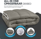 Sleeptime Dekbed en Overtrek in 1 - Kaki - Dromen & Wonen