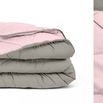 Sleeptime Dekbed en Overtrek in 1 - Kaki/Roze - Dromen & Wonen