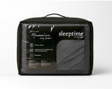 Sleeptime Dekbed en Overtrek in 1 - Mousseline - Antraciet - Dromen & Wonen